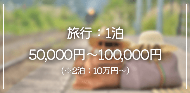 パパ活旅行の相場