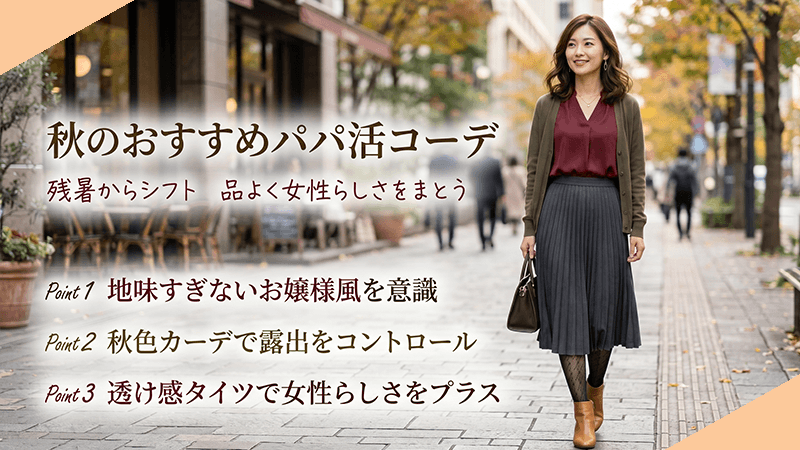 パパ活秋コーデ
