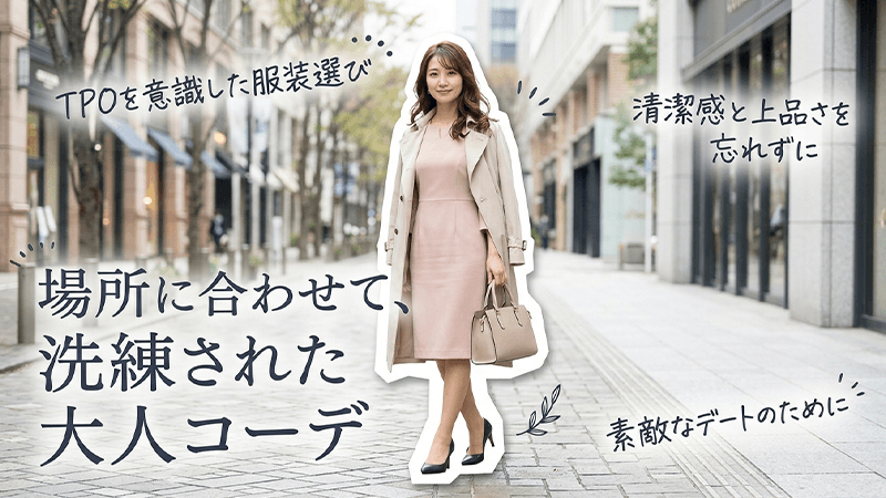 パパ活デートの場所に合った服装を選ぶ