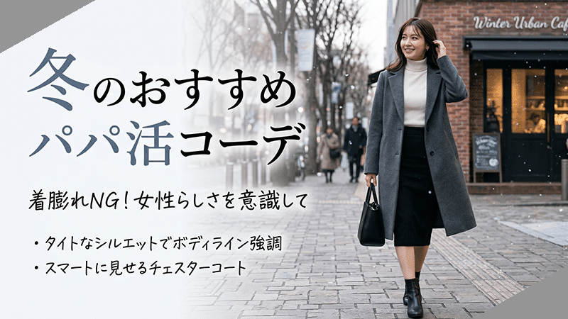 パパ活冬コーデ