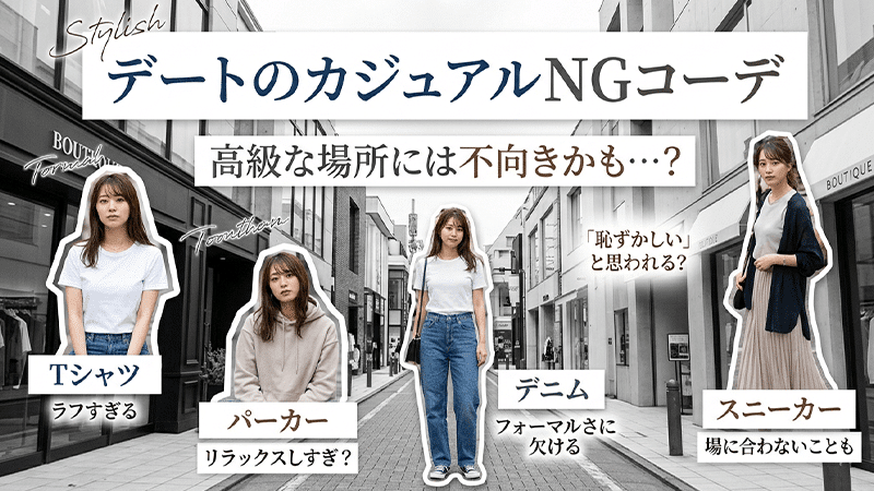 パパ活でカジュアルすぎる服装はNG