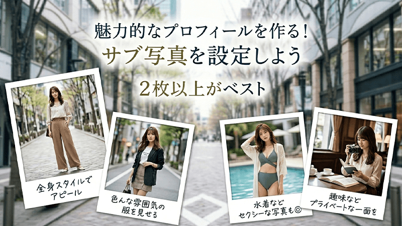 サブ写真は2枚以上設定