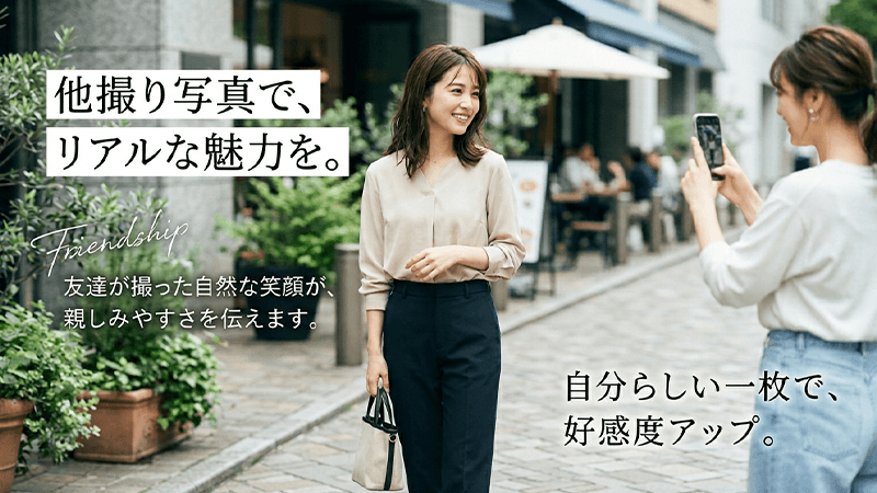 パパ活写真に他撮りを使ってみる
