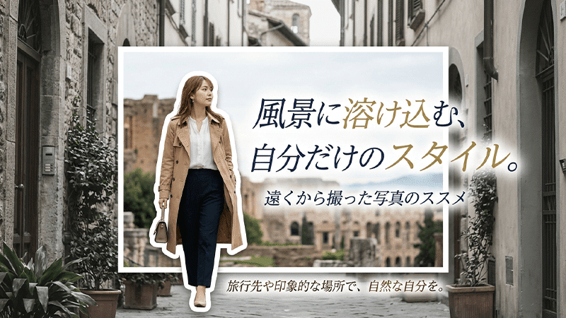 パパ活で遠くから撮影した写真を使う