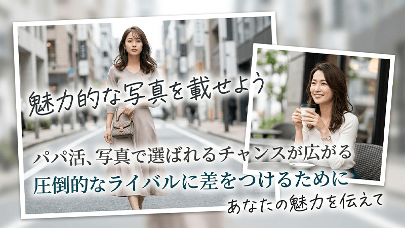 パパ活では写真がないと不利