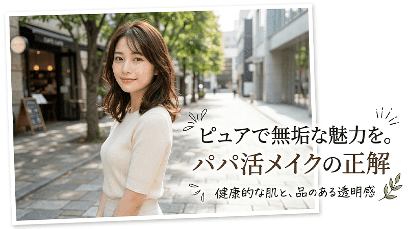 パパ活メイクの正解はナチュラル