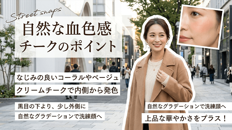 パパ活メイクチーク
