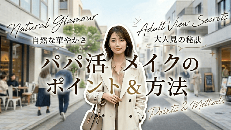 パパ活メイクのポイントとやり方